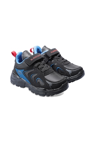 Slazenger KANEVA I Çocuk Cırt Cırtlı Siyah / Siyah Sneaker