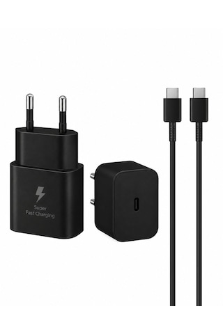 Flayse 25w Güç Çıkışlı Hızlı Şarj Adaptörü Ve Çift Uçlu Type-c Kablo Seti