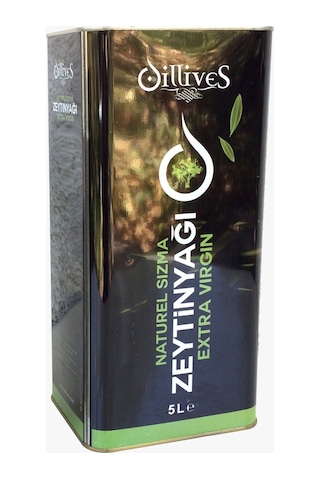 Oillives Soğuk Sıkım Naturel Sızma Zeytinyağı 5 Lt