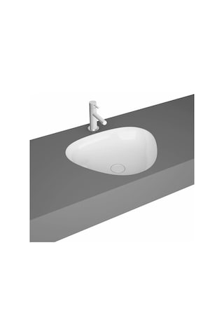 VitrA Plural 7812B403-1083 Tezgahaltı Üçgen Lavabo.47CM.Beyaz