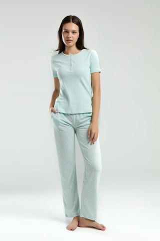 Pierre Cardin Kadın Yeşil Pijama Takımı Pc8989-s-v2 Yeşil