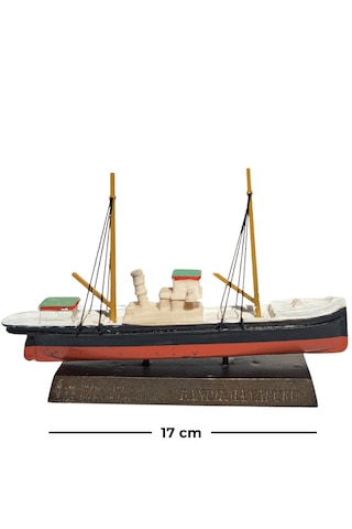 Bandırma Vapuru Maketi - Küçük Boy 17 Cm