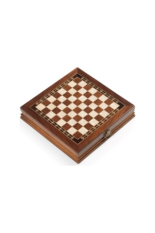 Selge Küçük Satranç Takımı 25cm - Ceviz