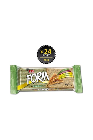 Eti Form Kepekli Bisküvi 24 x 45 G