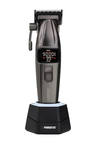 Powertec TR-4646 Profesyonel Saç Sakal Tıraş Makinesi 0.5mm Tarak Dahil