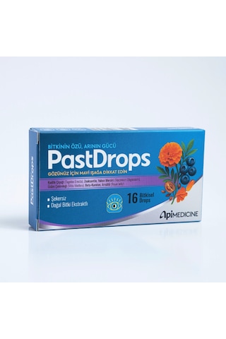 Apimedicine Pastdrops Göz İçin Fonksiyonel Şekersiz Bitkisel Drops