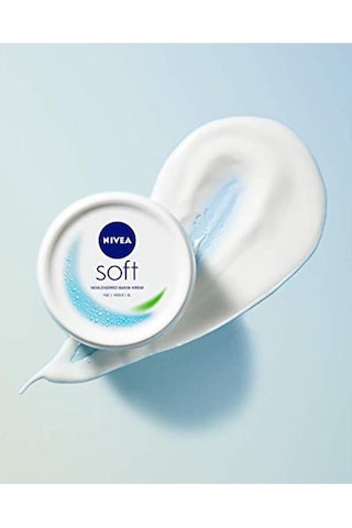 Soft Krem 200 Ml, Nemlendirici Bakım Kremi, Yüz, Vücut, El, Jojoba Yağı Ve E Vitamini Ile Cil
