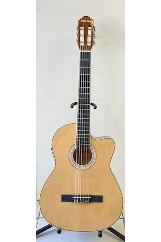 Clariss İnce Kasa Elektro Klasik Gitar (Natural)