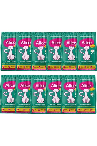 Alice Snob Mix Zor Beğenen Yetişkin Kedi Maması 12 x 1 KG