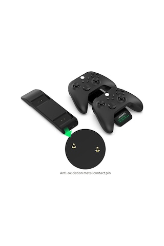 Xbox Series S X Batarya Şarj Dock + 2 Adet 1200 MAH Pil Dahil