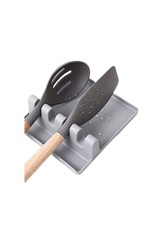 Pratik Çoklu Kepçe Kaşık Ve Kapak Tutma Aparatı Kaşıklık Kapak Tutucu