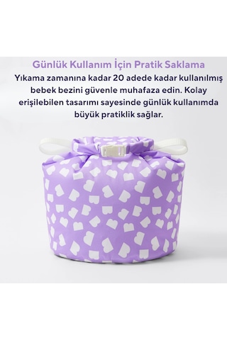 Bambino Mio Su Geçirmez Bebek Bezi Saklama Çantası Xl Wet Bag Bold Çok Renkli