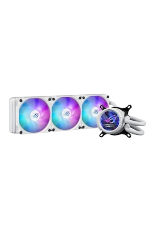 Asus Rog Strix Lc Iıı Argb Lcd White All-in-one 360mm Intel-amd Uyumlu Sıvı Soğutucu
