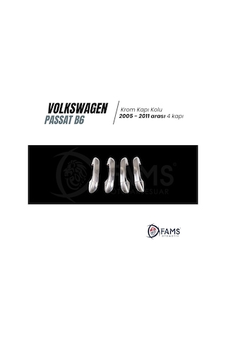 Vw Passat B6 Krom Kapı Kolu 4 Kapı 2005-2011 Arası P. Çelik