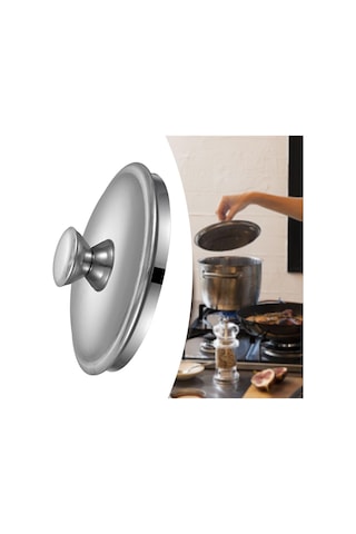 Homyl Derin Kızartma Tencere Aksesuarı Erişte Pişirmek Için 1.8l Kapak