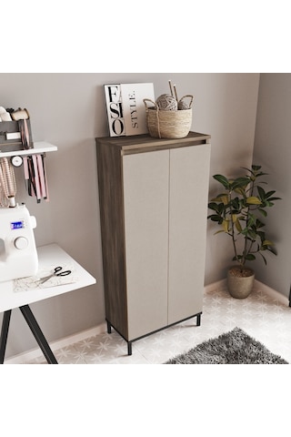 Robin Home Gloria Çok Amaçlı Dolap Banyo Dolabı Mutfak,Ofis,Kiler (484879304) Bej