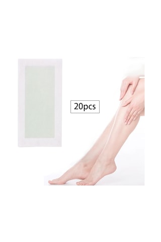 Suntek 20x Ağda Şeritleri Tek Kullanımlık Tüm Cilt Yeşil