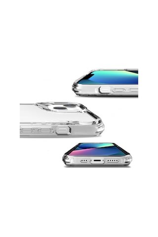 Apple Uyumlu iPhone 14 Plus Kılıf Case, Transparent Smooth Hard Protective Cover