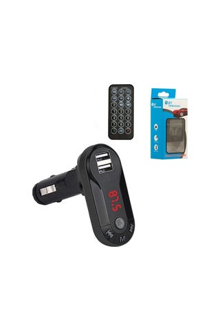 Hello Hl-19683 Bt-fm Modulatör Çift Usb/sd/mp3 12-24 Volt Hafızasız Bluetooth Fm Transmıtter 4172