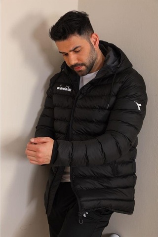 Diadora Asos - Siyah Erkek Şişme Mont - Asossiyah Siyah