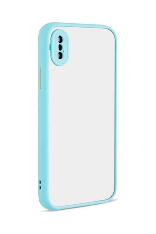 Apple Uyumlu iPhone Xs 5.8 Kılıf Zore Hux Kapak Turkuaz
