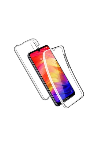 Teknomoda Xiaomi Redmi Note 8 360 Derece Kilif Silikon Seffaf Ön Arka 398201981