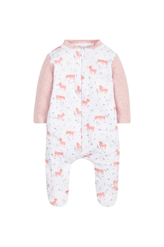 Mothercare 2,5 Tog Ekstra Kalın Uyku Tulumu Şirin Geyik 3-6 Ay Çok Renkli