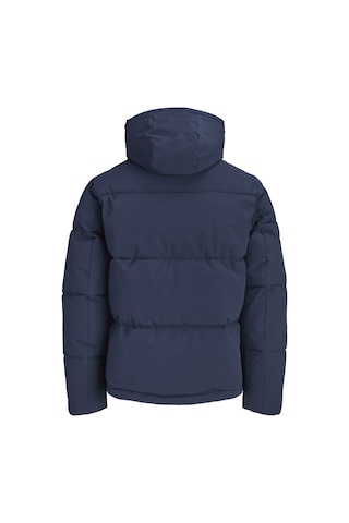 Jack & Jones Büyük Beden Ayarlanabilir Bagcikli Kapüsonlu Puffer Ceket - Galaxy - 12303958 Sky Captain