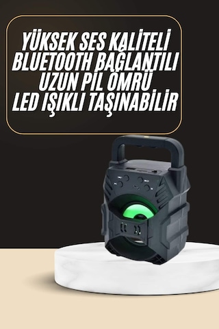 Bluetooth Hoparlör Android Ve Apple Uyumlu iOS Ses Bombası Usb Girişli Taşınabilir