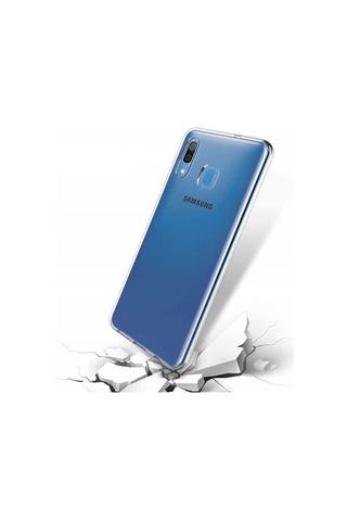 Samsung Uyumlu Galaxy A30 Kılıf Zore Süper Silikon Kapak Renksiz