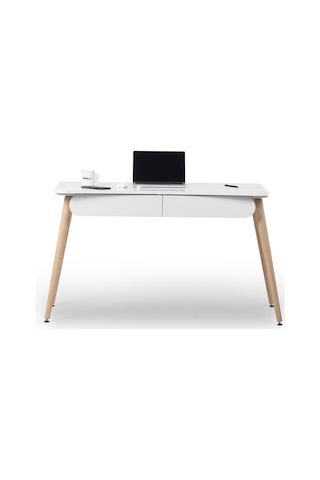 Çalışma Masası Flora Logo Bilgisayar / Öğrenci Çalışma Masası Beyaz Gçö-02 Beyaz