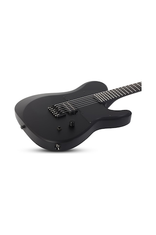 Schecter Pt Black Ops Elektro Gitar Satin Black Open Pore