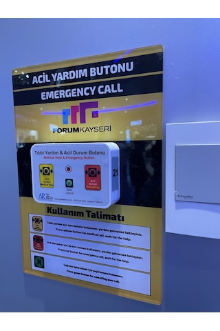 Kablosuz Tıbbi Yardım Ve Acil Durum Butonu