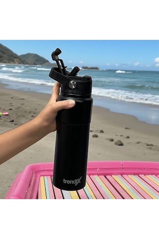 Matara Çelik Termoslu 750 Ml Siyah