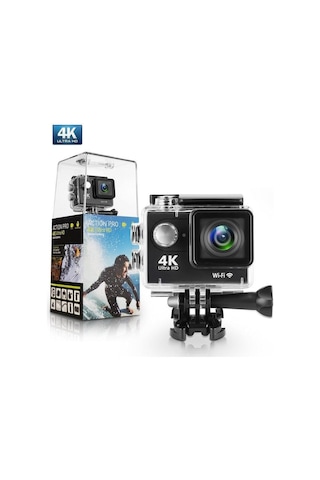 Aksiyon Kamerası Wi-Fi KS504 4K Ultra HD 170 Derece 32 Gb