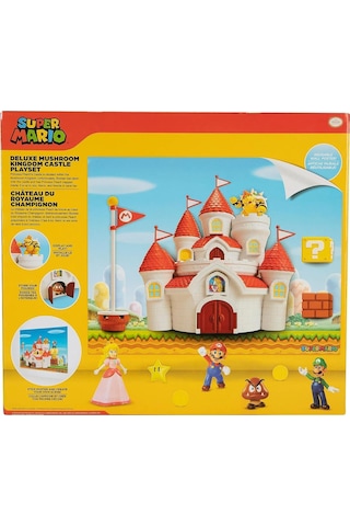 Nintendo Super Mario Deluxe Mantar Krallığı Kalesi Oyun Seti