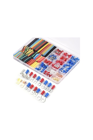 Amfi Montaj Ekipmanları - 678 Parça Özel Kutusunda - Makaron , Pabuç , İzoleli Terminal