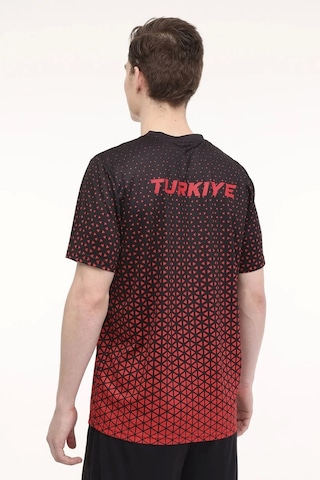 Lotto Türkiye M-ally Tee 4fx Kırmızı Erkek Kısa Kol T-shirt Siyah