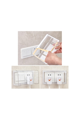 Homyl 2 Gang 86 Tip Çıkış Kutusu Kapağı Su Geçirmez Suya