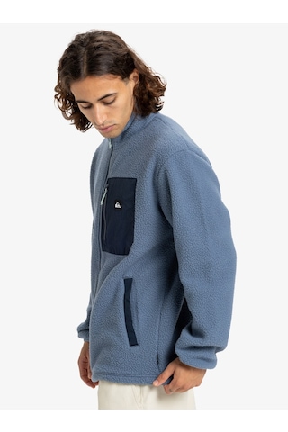 Quiksilver Quıksılver Clean Coast Fz China Blue - Solid Erkek Polar Ceket Eqypf03066-bnd0 Mavi