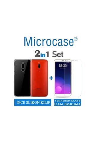 Microcase Meizu M6T Ince 0.2 Mm Soft Silikon Kilif + Tempered Cam 273074940 - Seçenek / Cam Koruma-Cam Istiyorum