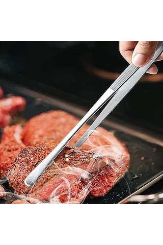 Büro Ev Ofis Mutfağı İçin 30cm Yiyecek Servis Maşası Et Barbekü Şef Cımbızı Aleti Diğer