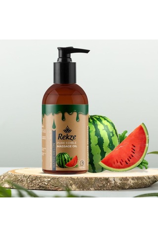 Rekze Doğal 4 Adet Karpuz Özlü Duyusal Ve Aromaterapi Kokulu Masaj Yağı 120 Ml
