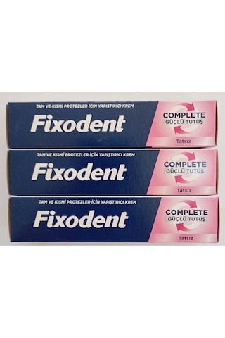 Complete Diş Protez Yapıştırıcı Aromasız 47g X3 Adet
