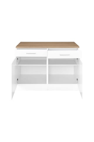 Ares Mutfak Çekmeceli Alt Modül - Dolap 120 Cm Beyaz Tezgah Dahil