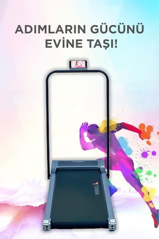 Torima VEP-1002 Ayarlanabilir Bluetoothlu Uzaktan Kumandalı Katlanabilir Yürüme Ve Koşu Bandı