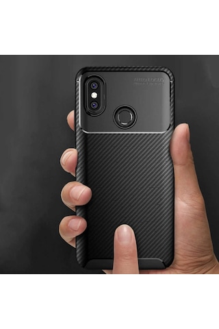 Xiaomi Redmi Note 6 Pro Kilif Karbon Silikon Case 389460906