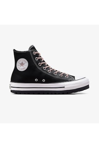 Converse Chuck Taylor All Star City Trek Su Geçirmez Unisex Siyah Deri Bot