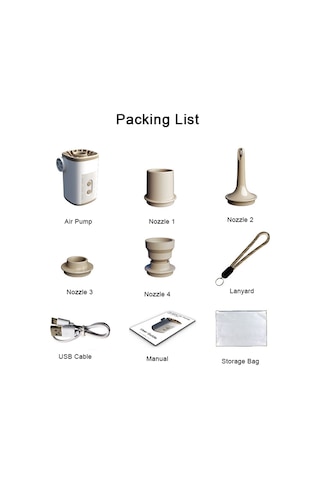 Geeksen Kamp Ve Outdoor Hava Pompa, 3600mah Pil, 650l/dak Hız, 4800pa Basınç, 4 Led Modu Sos Dahil , Abs Malzeme, Hafif Ve Taşınabilir