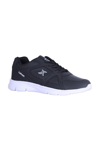 Luttoon Prt-251 Syh-byz Cilt Erkek Sneaker Ayakkabı Siyah